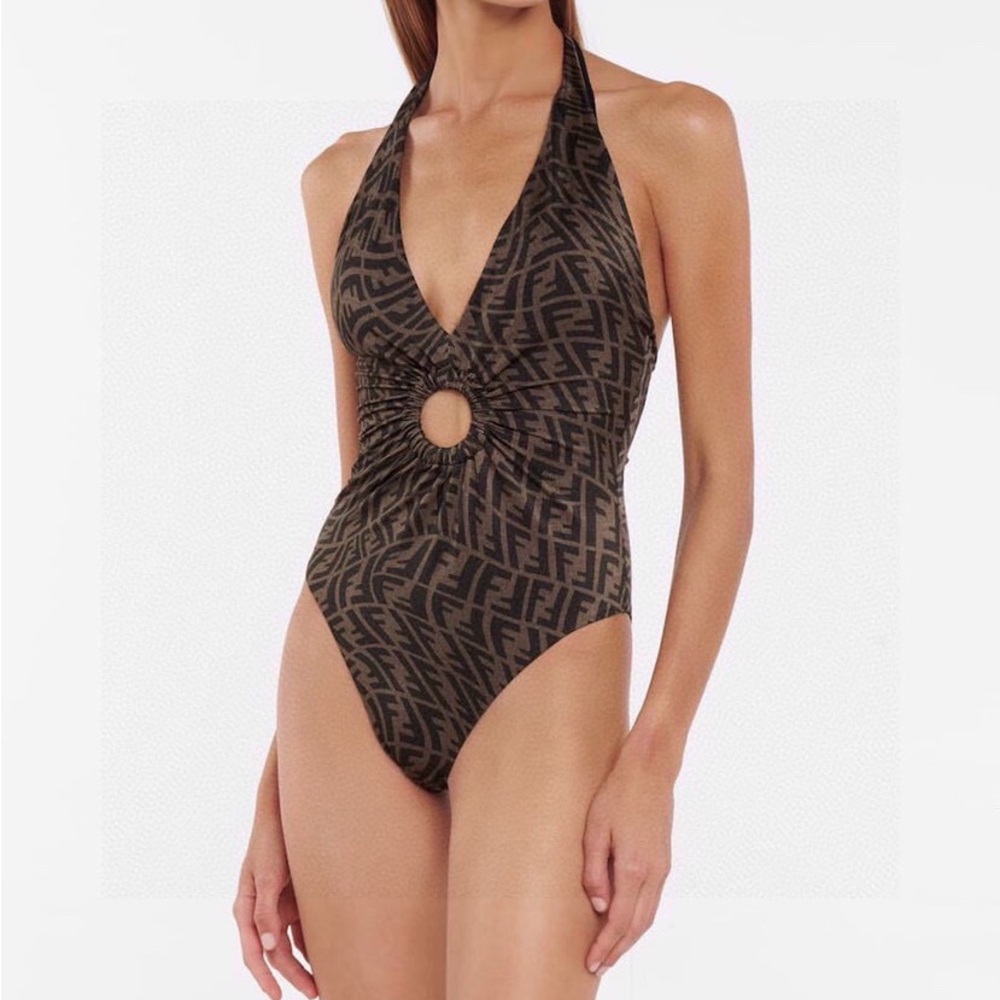 Fendi Women's Summer One-piece Swimsuit Size M